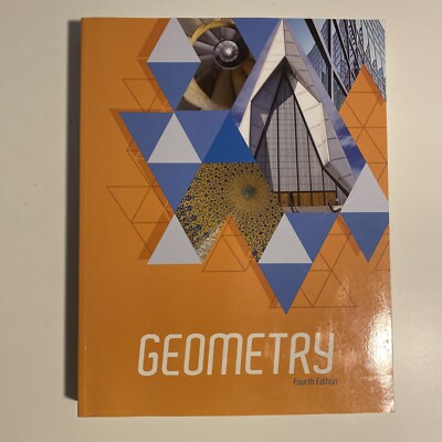 BJU Press Geometry Student Textbook Current 4th Edition Like New