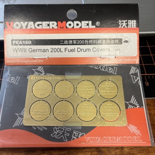 Voyager pea160 1/35 German 200L fuel drum cover detail set