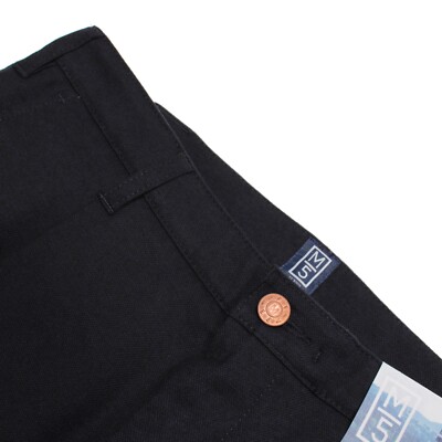 Meyer NWT Pleated Chinos / Casual Pants Size 33 US Pleat Solid Blue Cotton Blend