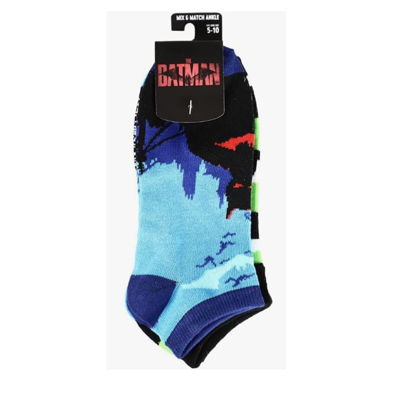 Носки Bioworld The Batman Mix And Match, 5 пар, НОВЫЕ