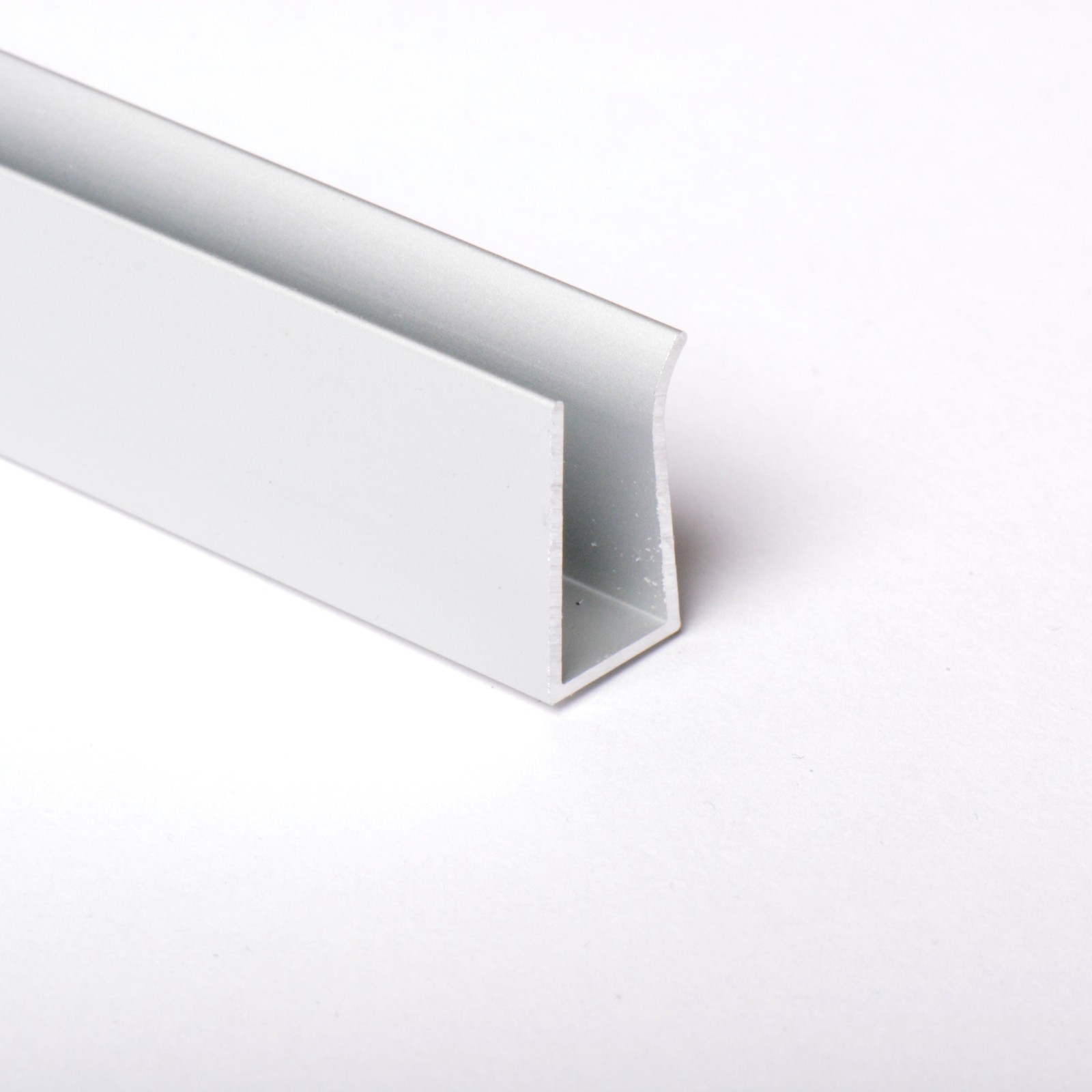 1m 1221 12x21mm PROFILO ALLUMINIO PER MENSOLE ESPOSITORI VETRO 8mm STRISCE LED