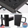 EnigmaSoul 3D Printer Stand with Filament Storage, Sturdy Wooden 3D Printer Table Holds 28 Spools and Accessories, 3D Printer Cart with Wheels for Workstation, Home Office, or Studio