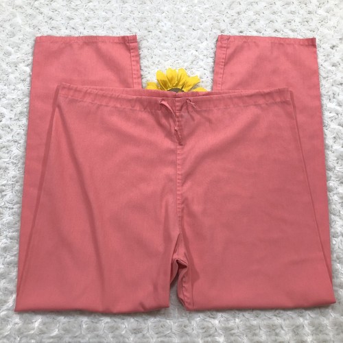 Medgear Womens Scrub Pants Size S Peach Drawstring Waist bs4282