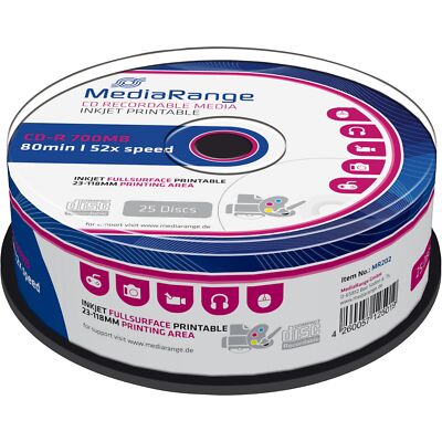 MediaRange CD-R 700 MB, CD-Rohlinge