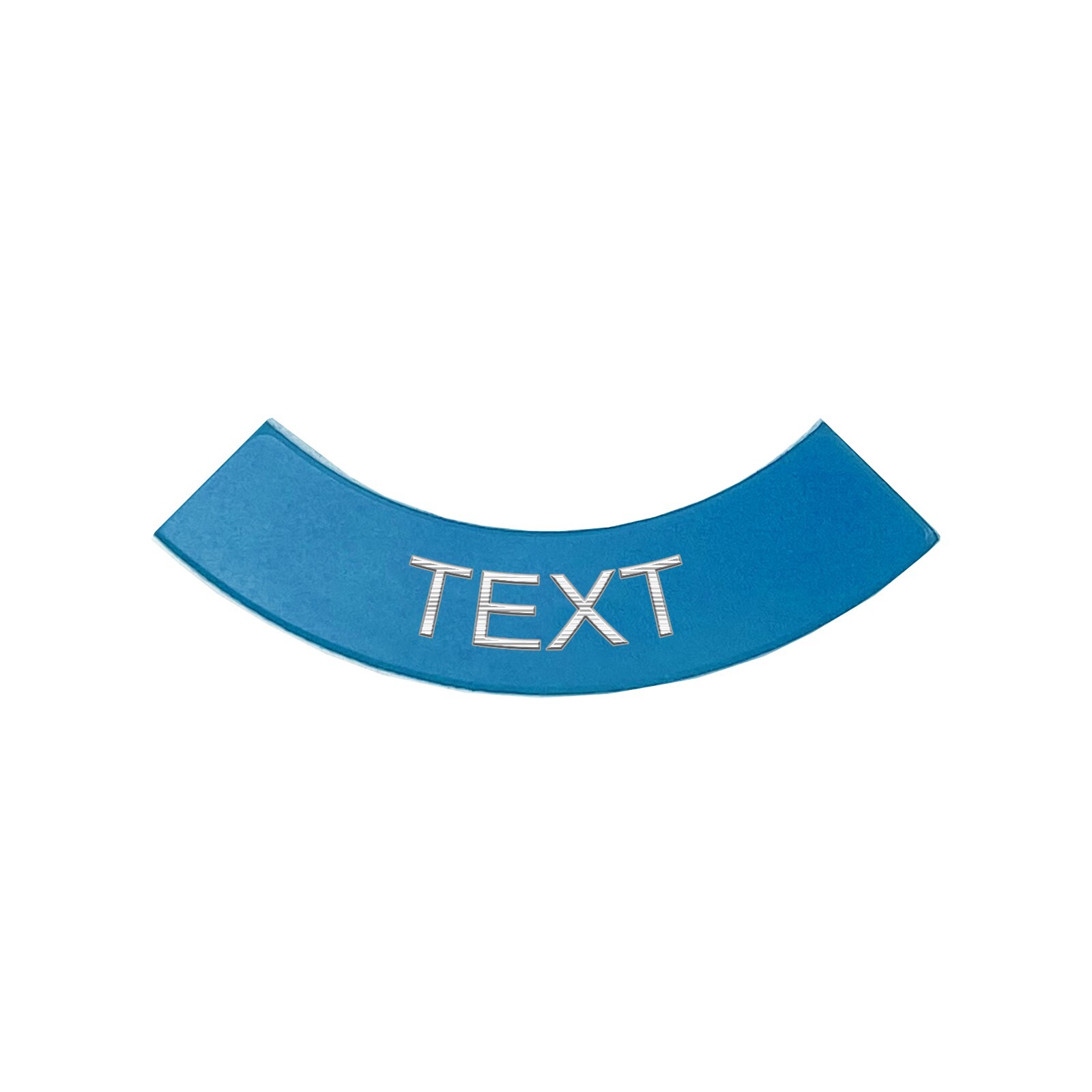 Blue 3d Switch Name Plates, Self Adhesive Backed for Dashboards, Switches - Picture 2 of 12