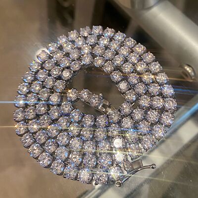 日本未入荷☆KING ICE☆5MM SINGLE ROW TENNIS CHAIN 5mm Tennis Chain | Hip Hop Jewelry | King Ice