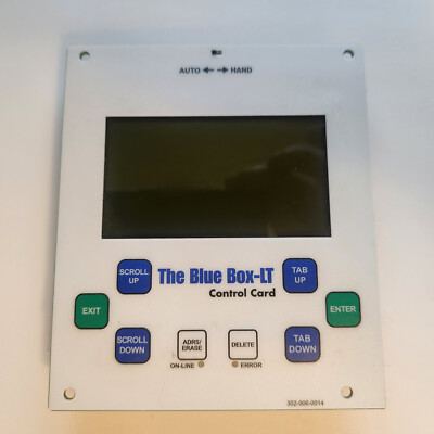 Acuity Lighting Control and Design Blue Box LT Programmable Screen