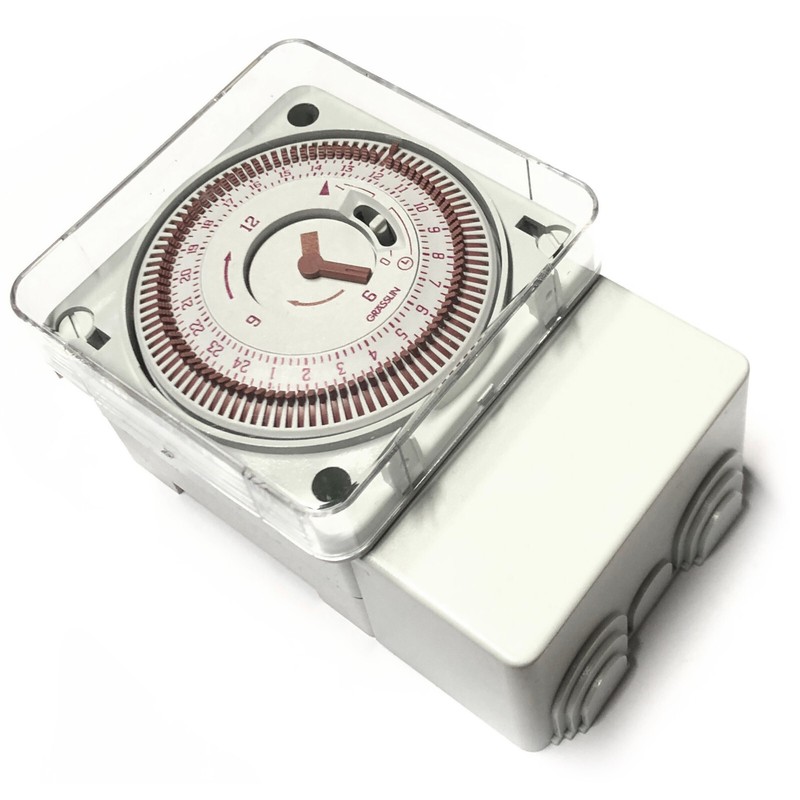 GrÃ¤Sslin Zeitschaltuhr Tactic 211.1 Mil 72/1 Qrtuzh Gangreserve Umschalter 16a