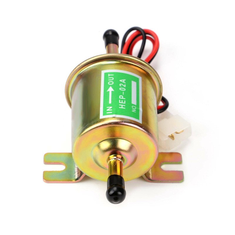 12V Universal Kraftstoffpumpe Benzinpumpe elektrisch Benzin Baumaschinen HEP-02A