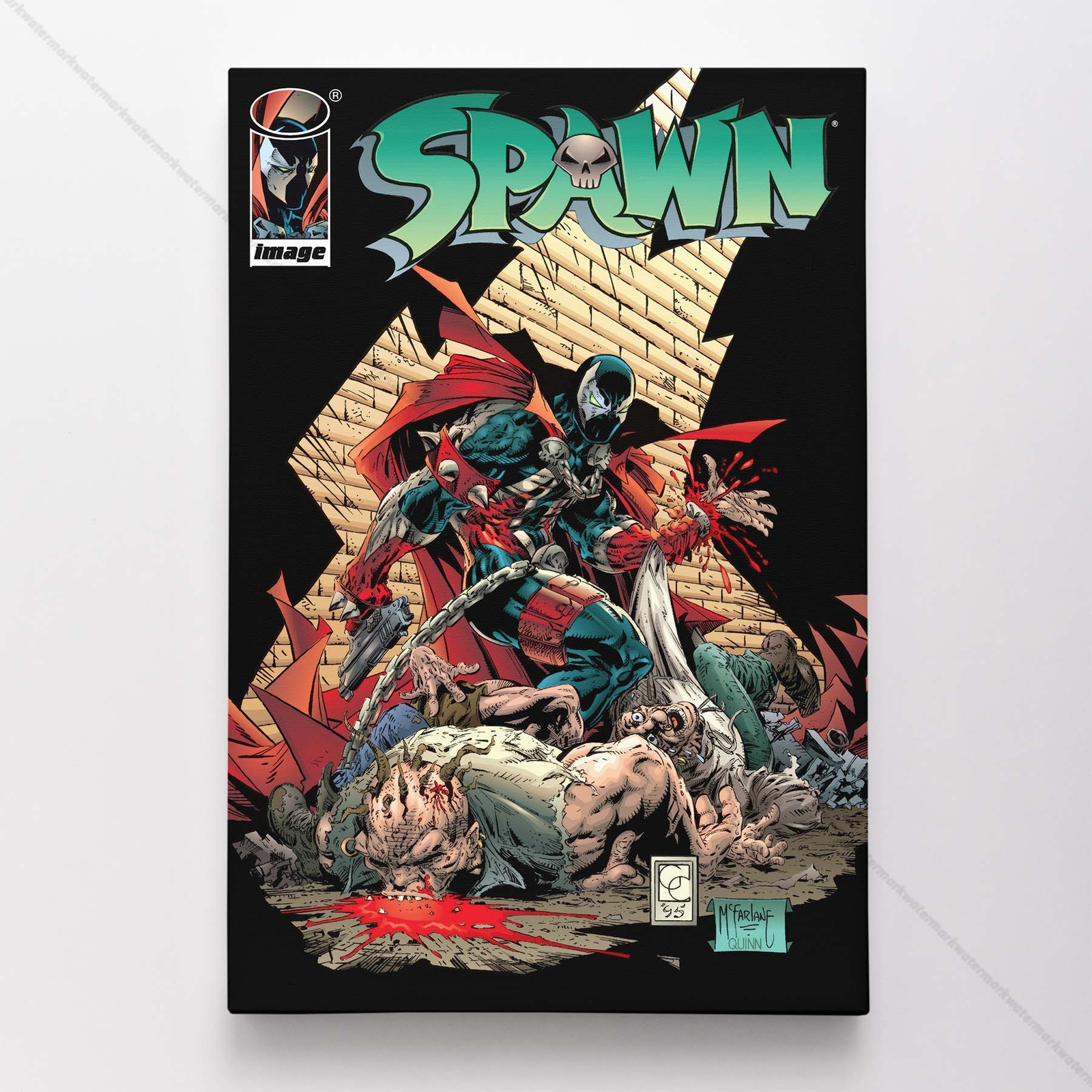 Spawn 28 Poster Canvas Comic Book Cover Art Print #A