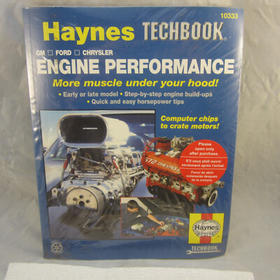 Haynes Techbook Engine Performance GM Ford Chrysler 10333 NEW