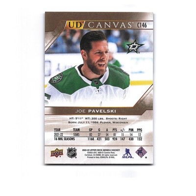 2022 Upper Deck Series 2 #C146 Joe Pavelski UD Canvas