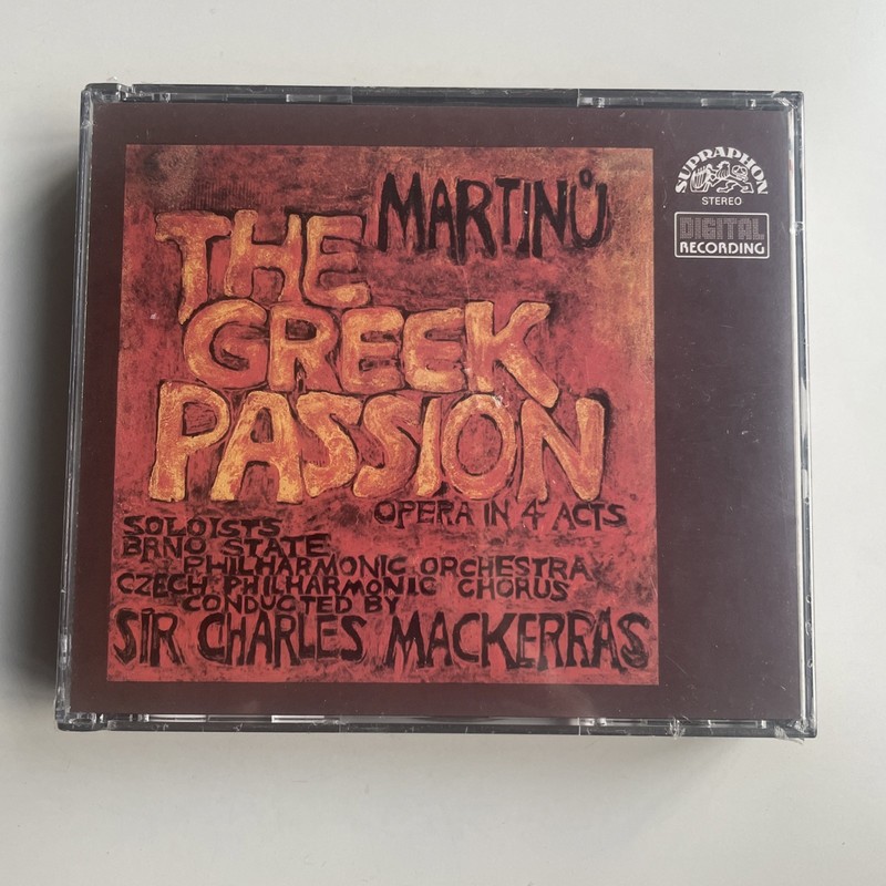 Martinu  - The Greek Passion - Sir Charles Mackerras 103611 2 Box 2 Cd Sealed