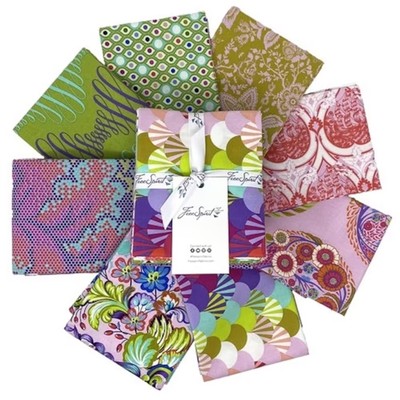 Parisville Deja Vu Fat Stack 6 FQ + 2 one yard cuts by Tula Pink for Free Spirit