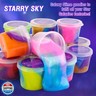 118 Pack Slime Party Favors Kit, Mini Galaxy Bulk Slime Stretchy Stress Relief for Kids, Soft Putty DIY Making Toy, Girls and Boys Classroom Supplies, Student Birthday, Goodie Bag Stuffers