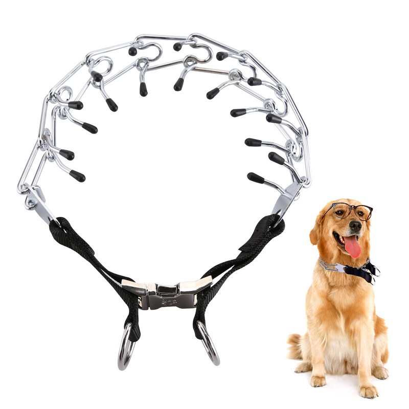 Stachelhalsband Erziehungshalsband Hund Steckschloss Stachel 13cmx4cm