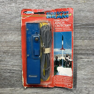 Estes Electron Beam Model Rocket Launch Controller Vintage PreWired W/ Packaging