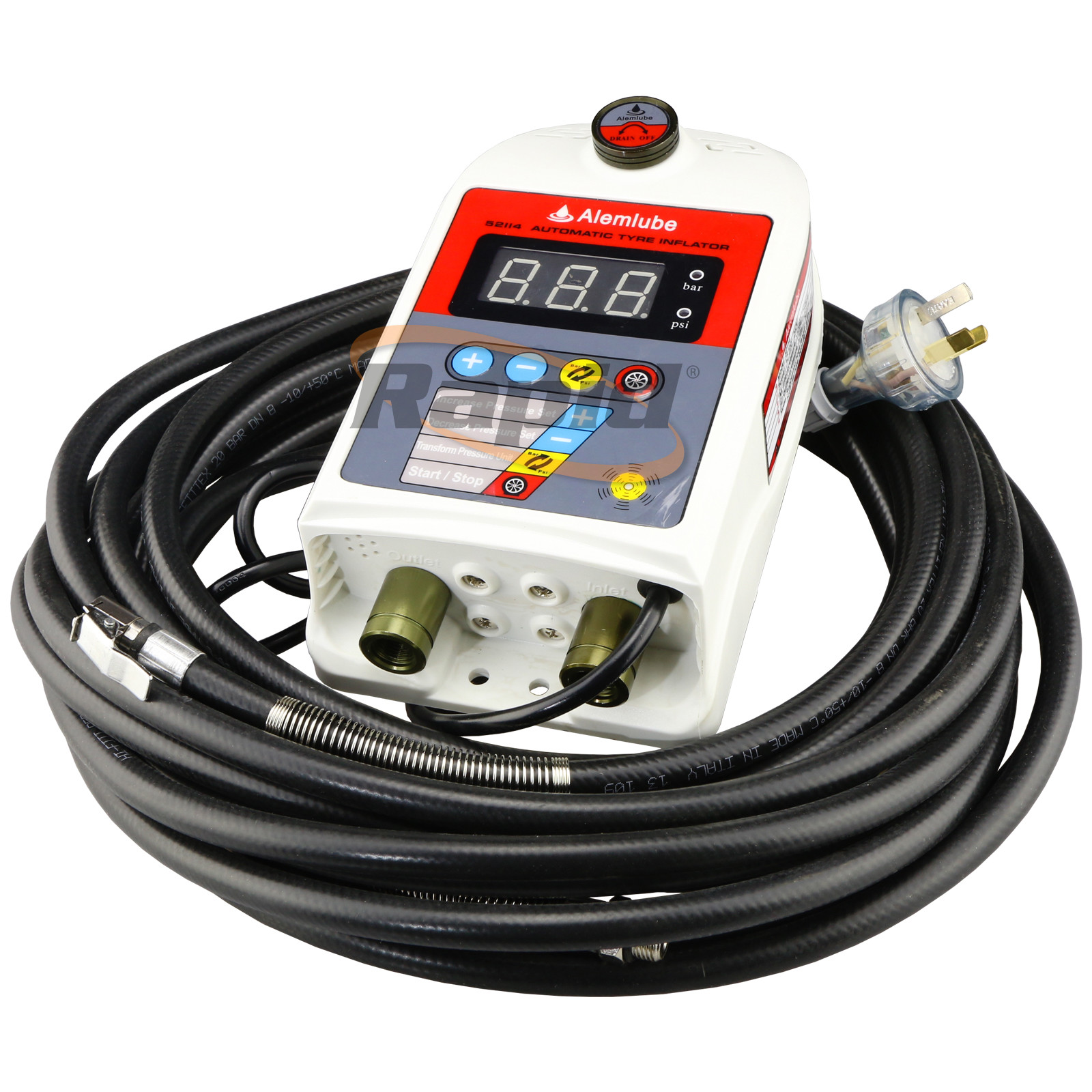 240V Automatic Tyre Inflator Alemlube 52114 eBay