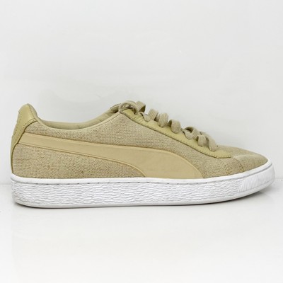 

Puma Mens Basket Classic 364959 02 Бежевая повседневная обувь Кроссовки Размер 9, Бежевый, Basket Classic