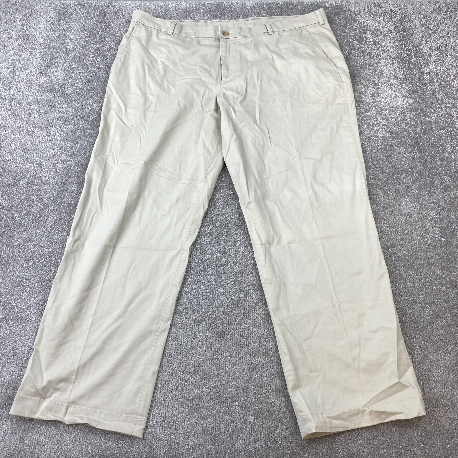 【新品・送料込】レジャーアンドラグジュアリー メンズサーマルパンツ XS 白 Southern Tide Chino Pants Men's W42xL30 Beige Flat Front