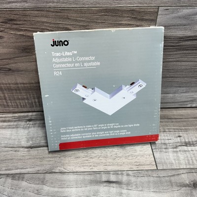 JUNO LIGHTING GROUP - JUNO TRAC-LITES Adjustable L-Connector White R24