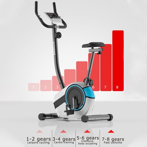 Exercise Bike Fitness Gym Indoor Cycling Stationary Bicycle Cardio Workout Home