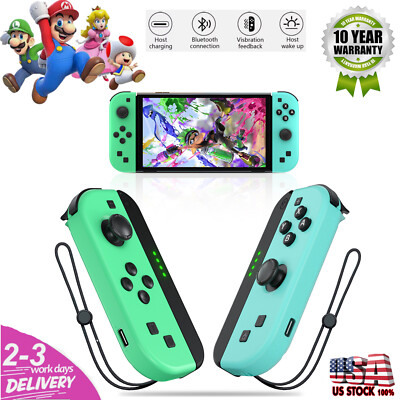 JoyCon Wireless Controllers Double Vibration Wake-Up for Nintendo Switch L/R