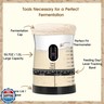 Coco Bird Pro Sourdough Starter Kit- 50oz Large Capacity Sourdough Starter Jar,17 Flavor Recipes,2 Bread Proofing Baskets,Food Scale,Bench Scraper,Bread Lame,Complete Sourdough Bread Baking Supplies
