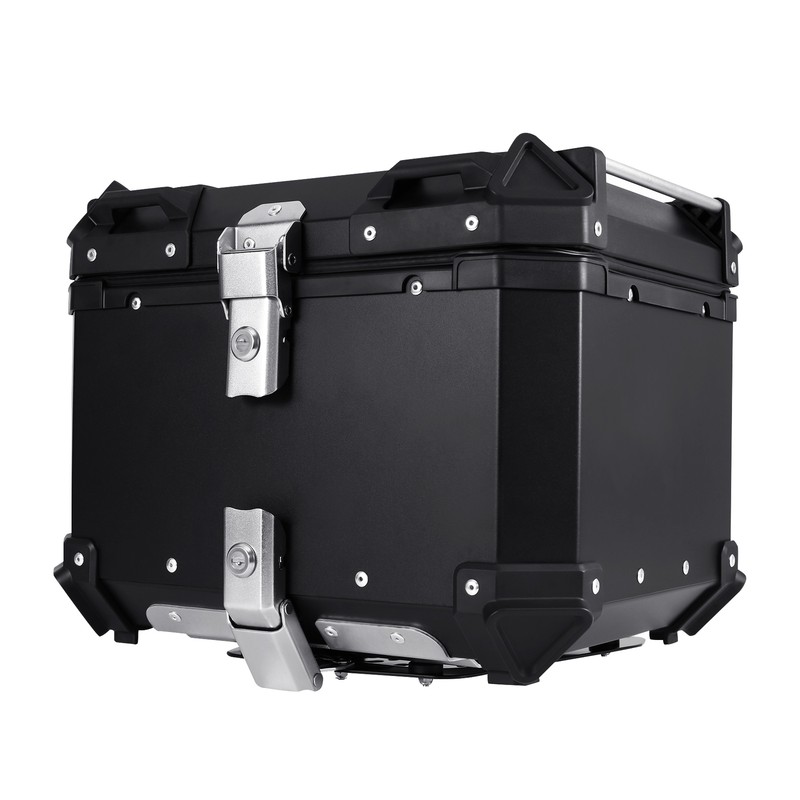 45L Touring Cruiser Motorcycle Trunk Storage Case Luggage Tail Box Top Lock