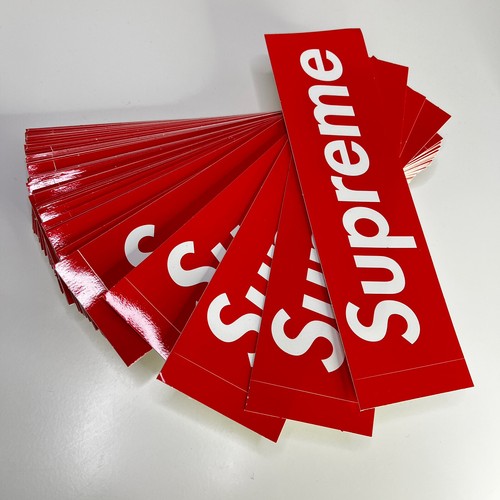 Supreme New York Red Box Logo BOGO Sticker Bulk Lot of 100 100% Authentic
