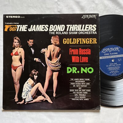 JAMES BOND THRILLERS Themes PS412 London LP Vinyl 1964 12'' 33rpm LP