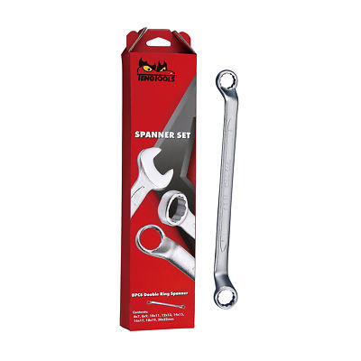 Teng Tools 6308 - Double Ring Wrench Set 6 to 22MM