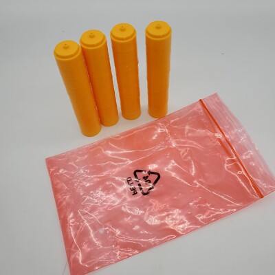 New: Auto World Track Bridge Beam Support Pillars (40 Pack) Fits AFX TOMY Orange