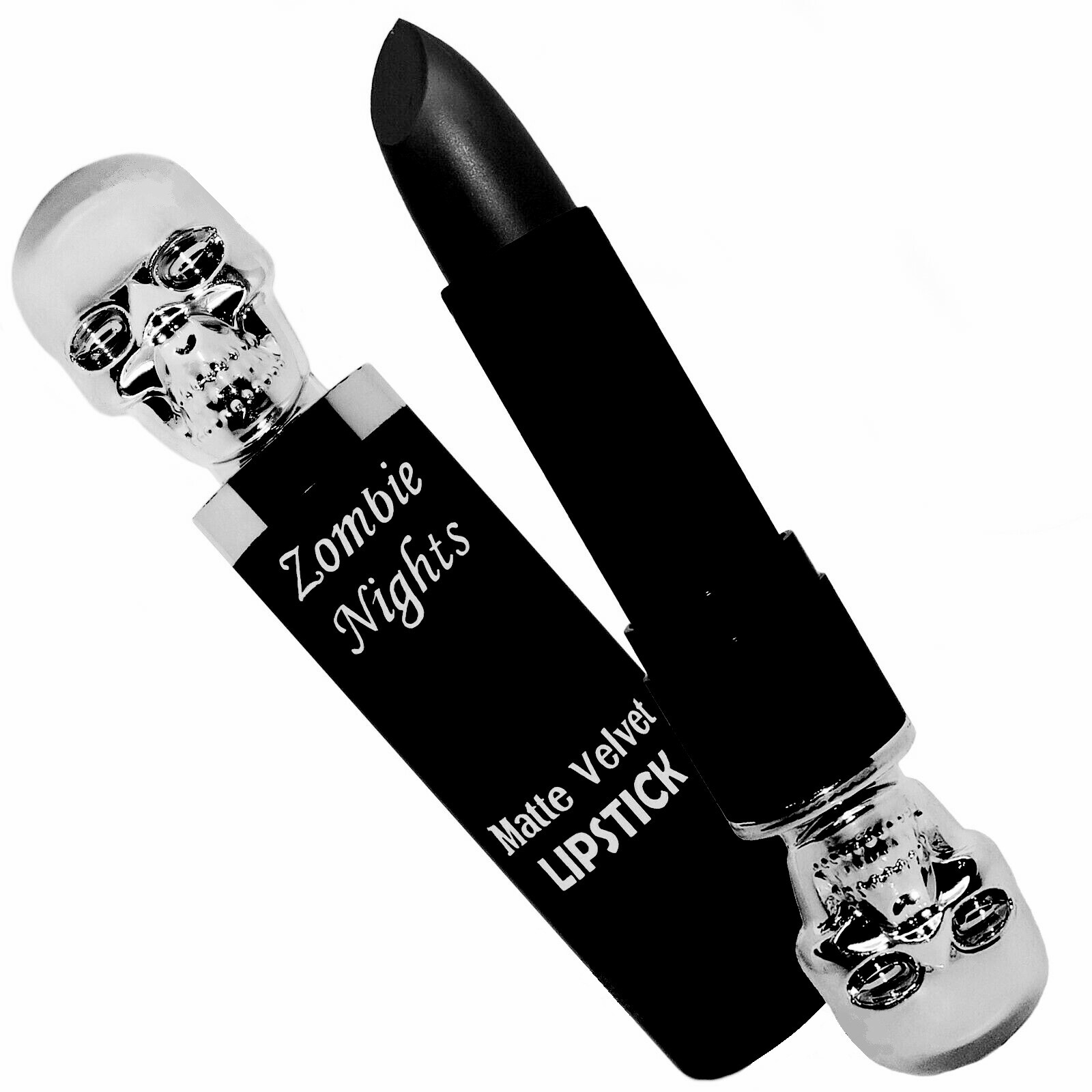 Schwarzer Lippenstift Von Saffron – Vampire, Goth, Punk Look, Mit Vitaminen, 3,5 G, Cruelty Free
