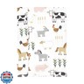 Luvable Friends Hudson Baby Flannel Burp Cloths 7pk, Pastoral Farm