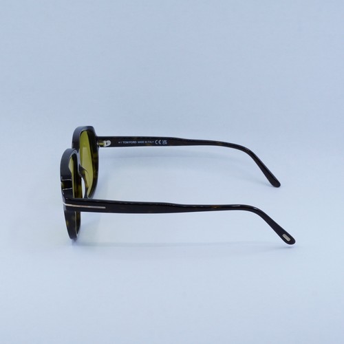 Pre-owned Tom Ford Ft1024 52e Dark Havana/yellow 59-14-145 Sunglasses