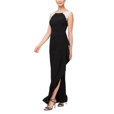Женские платья Alex Evenings Длинное платье из матового трикотажа
