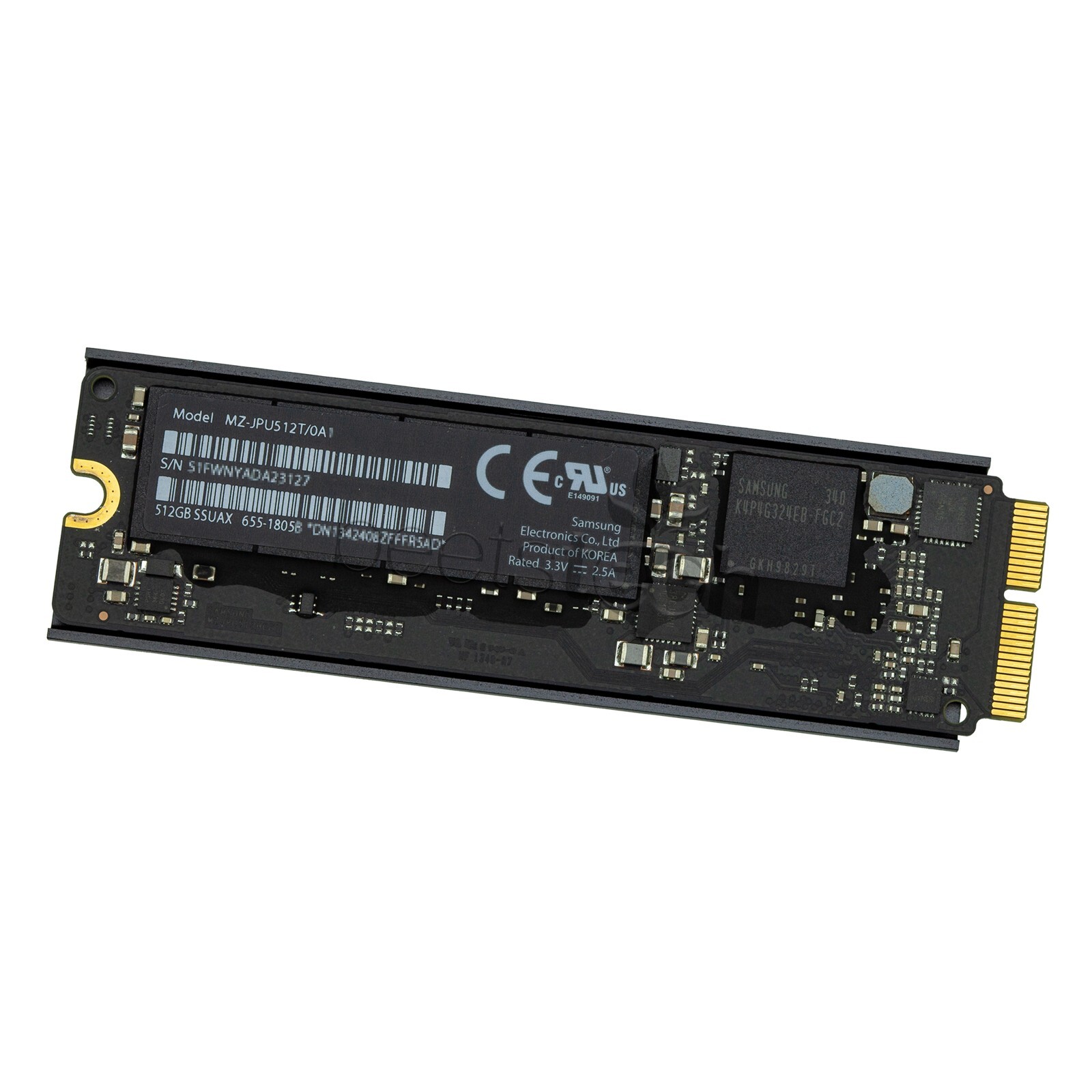 Apple 512GB SSD w/ HEATSINK PCIe 2.0 x2 - Mac Pro A1481 Late