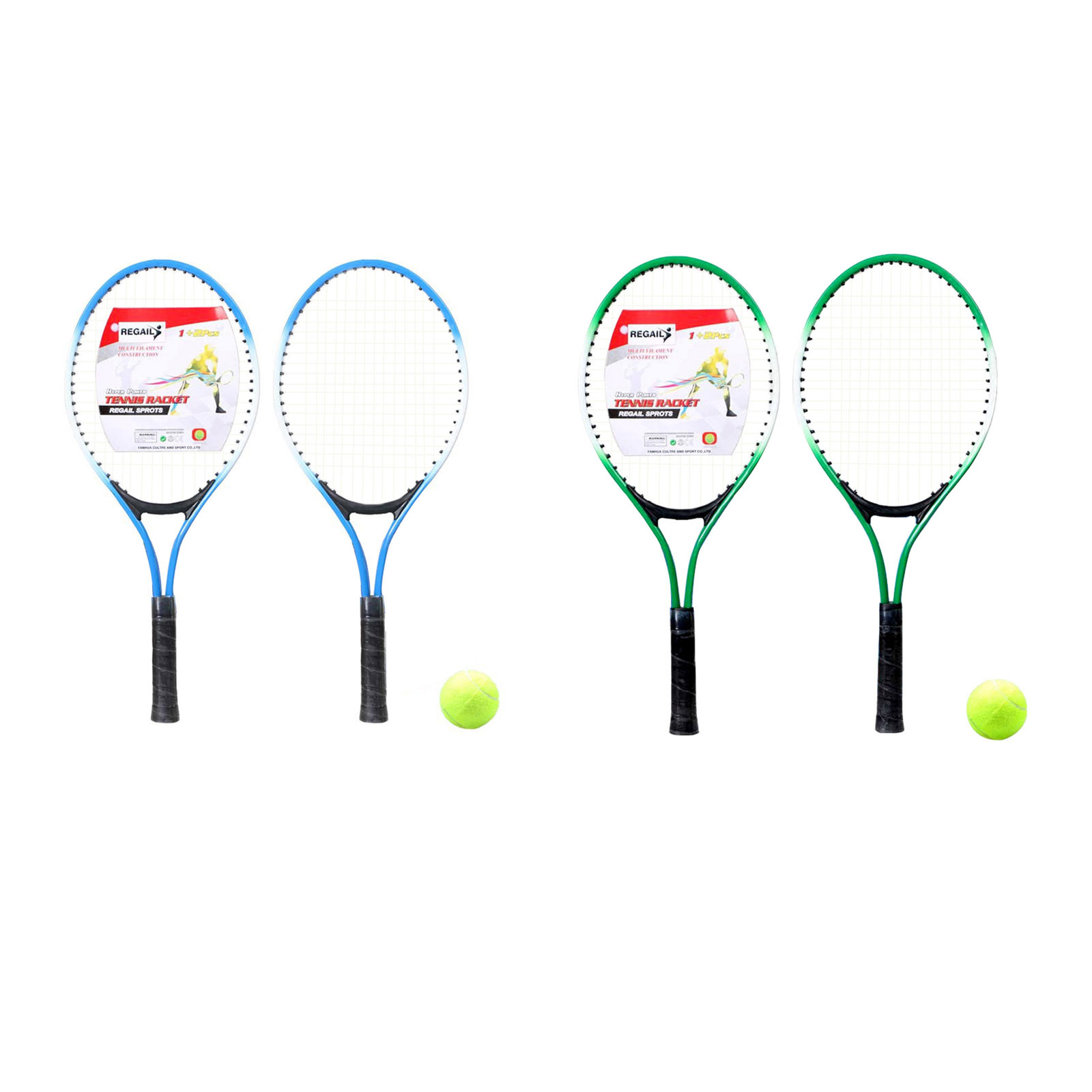 Youth Tennis Racquet With Cover Good Control Grip Tennis Racket for Beginner