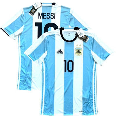 2016 Argentina Home Jersey #10 Messi Small ADIDAS Copa America ALBICELESTE NEW
