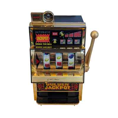 GOLDEN JACKPOT スロットマシン オリジナルボックス付き Yahoo!オークション - WACO スロットマシン GOLDEN JACKPOT
