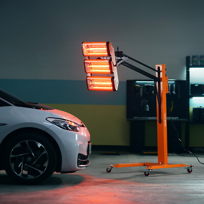 VEVOR 3300W High Power Infrared Paint Curing Lamp for Auto Drying Heating 1 Pack