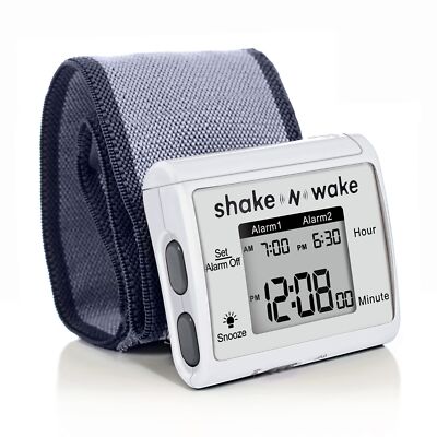TechTools Vibrating Alarm Clock - Shake N Wake - Silent Alarm Wristband Watch...