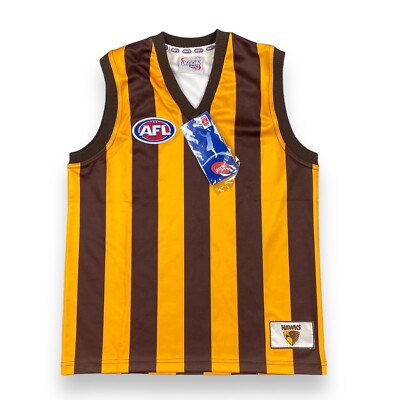 Kid's Hawthorn Hawks AFL Football Jumper Guernsey Size 12 New With Tags