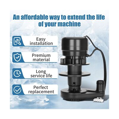 2008929 Ice Machine Water Pump, Replace 8251129, 2007679 Compatible With Mani...
