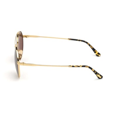 TOM FORD TOM FORD SUNGLASSES MEN WOMEN GOLD PILOT FRAME BROWN LENS FT0773 30E 58MM SMITH