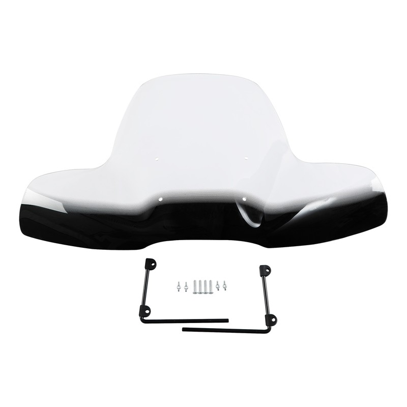 7/8" Large ATV Windshield W/ Mounts Fit For Polaris Arctic Cat Honda Yamaha US