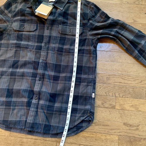 THE NORTH FACE Men's Arroyo Long Sleeve Flannel Shirt | Black/ Dark Grey Medium