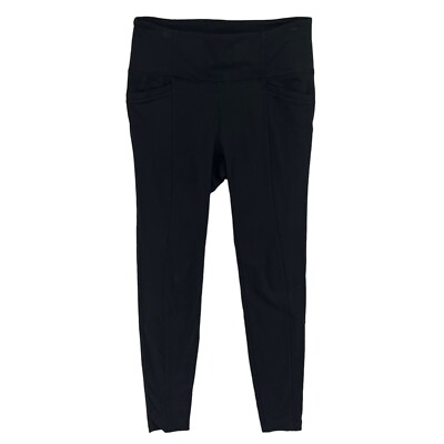 Athleta High Waisted Leggings Womens Black Pull On Stretch Yoga Pants Size S