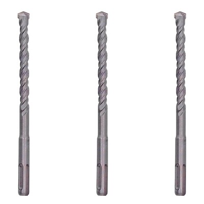 SDS-Plus Rotary Hammer Drill Bit 3/8''x6'' Carbide Drill Stone Concrete Rock-3Pcs
